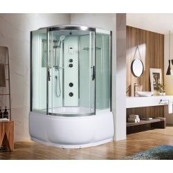 Душевая кабина WeltWasser WW500 Emmer 12055 120x120 10000003289 профиль Хром стекло прозрачное