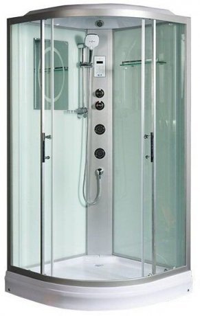 Душевая кабина WeltWasser WW500 Werra 904 90x90 10000003232 профиль Хром стекло прозрачное