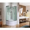 Душевая кабина WeltWasser WW500 Halle 1001 100x100 10000003240 профиль Хром стекло прозрачное