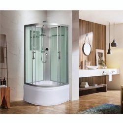 Душевая кабина WeltWasser WW500 Halle 1001 100x100 10000003240 профиль Хром стекло прозрачное