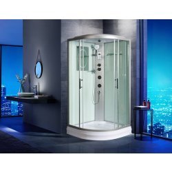 Душевая кабина WeltWasser WW500 Werra 1004 100x100 10000003233 профиль Хром стекло прозрачное