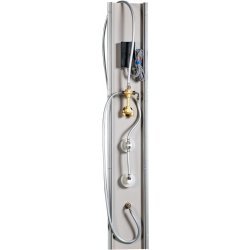 Душевая кабина WeltWasser WW500 Werra 1004 100x100 10000003233 профиль Хром стекло прозрачное