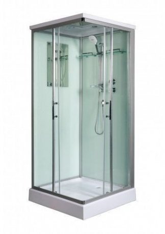 Душевая кабина WeltWasser WW500 Laine 802 80x80 10000003261 профиль Хром стекло прозрачное
