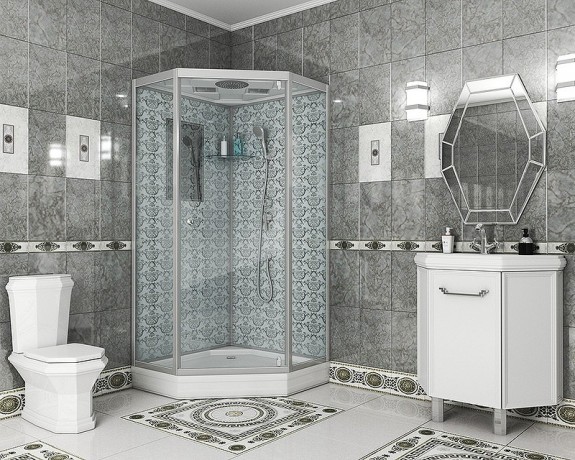 Душевая кабина Niagara Luxe 100x100 NG-7702DW без гидромассажа