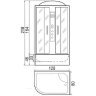 Душевая кабина River Dunay XL 120/80/44 MT R с поддоном
