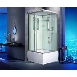 Душевая кабина WeltWasser WW500 Aller 904 90x90 10000003257 профиль Хром стекло прозрачное