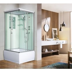 Душевая кабина WeltWasser WW500 Aller 904 90x90 10000003257 профиль Хром стекло прозрачное