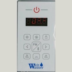 Душевая кабина WeltWasser WW500 Aller 904 90x90 10000003257 профиль Хром стекло прозрачное