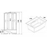Душевая кабина Niagara Ultra 150x70 NG-5150-01 с гидромассажем
