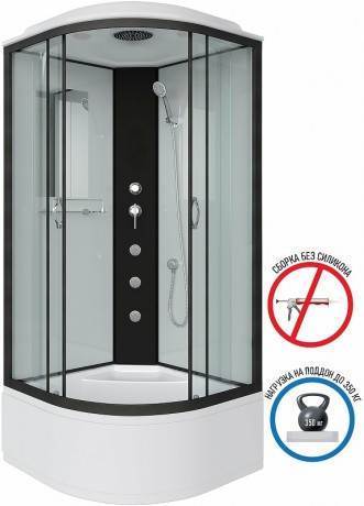 Душевая кабина Niagara Classic 80х80 NG-6707-14G с гидромассажем