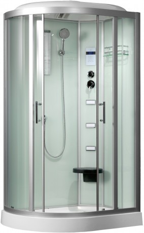 Душевая кабина Frank F610L с баней 120х80 см