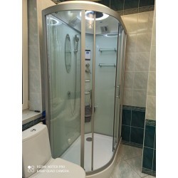 Душевая кабина Frank F610L с баней 120х80 см