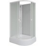 Душевая кабина Niagara Promo 110x80 L P110/80/26L/MT/BK без гидромассажа