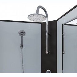Душевая кабина Niagara Classic 80х80 NG-6703-14BKTG с гидромассажем