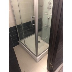 Душевая кабина Frank F502-1 пристенная 100х85 см