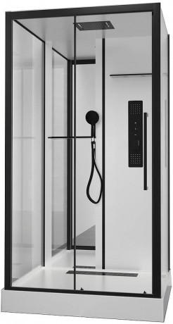 Душевая кабина Black&White Galaxy 8028000 с гидромассажем