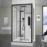 Душевая кабина Black&White Galaxy 8028000 с гидромассажем
