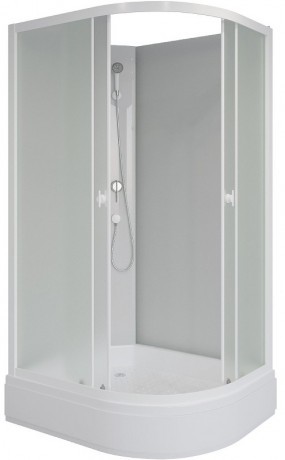 Душевая кабина Niagara Promo 90x80 L P90/80/26L/MT/BK без гидромассажа