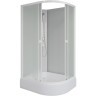 Душевая кабина Niagara Promo 90x80 L P90/80/26L/MT/BK без гидромассажа