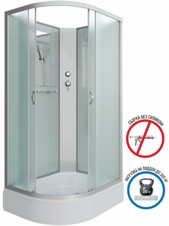 Душевая кабина Niagara Classic 90х70 R NG-33974-14RBK без гидромассажа