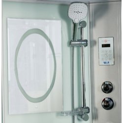 Душевая кабина WeltWasser WW500 Emmer 11015 110x110 10000003286 профиль Хром стекло прозрачное