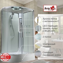 Душевая кабина EM3812RLEDT прозрачная