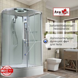Душевая кабина EM3812RLEDT прозрачная